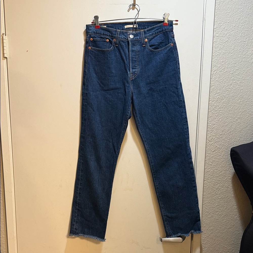 Classic Straight-Leg Denim Jeans